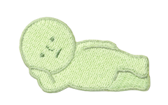 SMISKI Embroidery Sticker - Lounging (1 Piece)